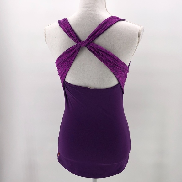 Lucy Purple Twist Sculpting Athletic Tank S - Picture 2 of 7